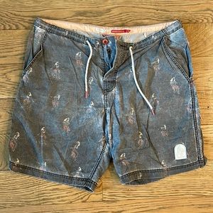 KATIN Men’s hula girl swim trunks